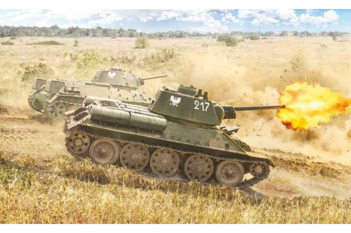 Model Kit tank 7078 - T-34/76 Model 1943 (1:72)