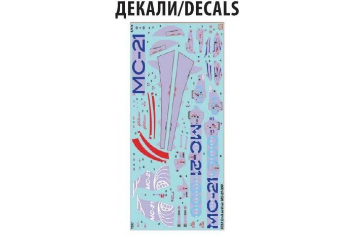 Model Kit letadlo 7033 - Civil Airliner MC-21-300 (1:144)