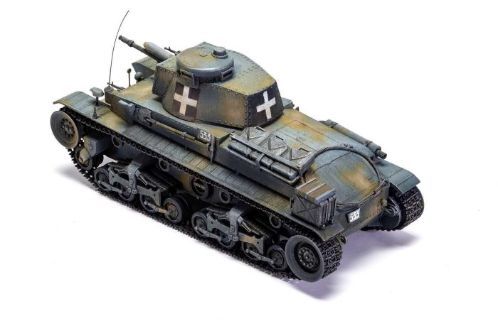 Classic Kit tank A1362 - German Light Tank Pz.Kpfw.35(t) (1:35)