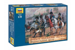 FRENCH NAPOLEONIC HQ STAFF (1:72) - 8080