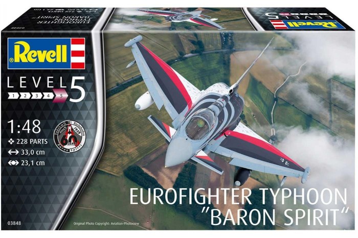 Plastic ModelKit letadlo 03848 - Eurofighter Typhoon "BARON SPIRIT" (1:48)