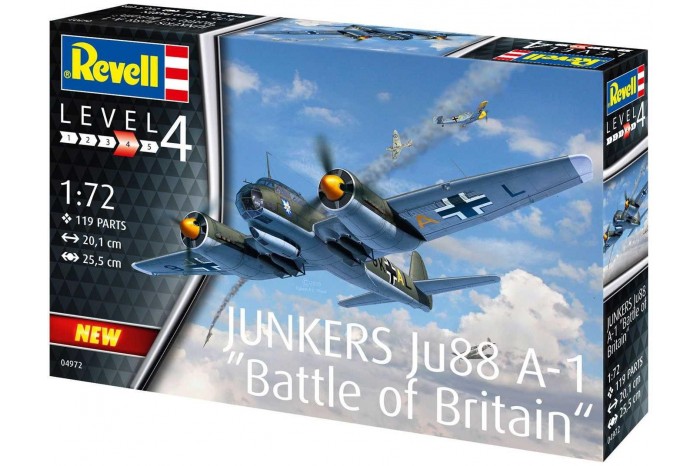 Plastic ModelKit letadlo 04972 - Junkers Ju88 A-1 Battle of Britain (1:72)