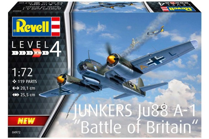 Plastic ModelKit letadlo 04972 - Junkers Ju88 A-1 Battle of Britain (1:72)