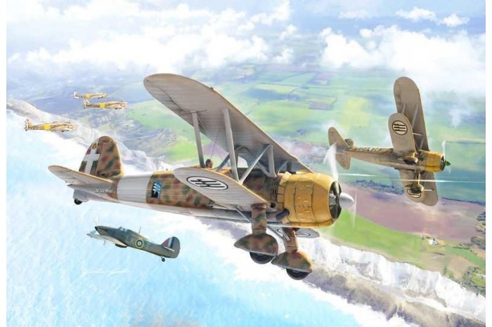 Model Kit letadlo 1437 - FIAT CR.42 Falco (1:72)