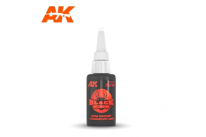 BLACK WIDOW (Ultra Resistant CA Glue) - AK12016