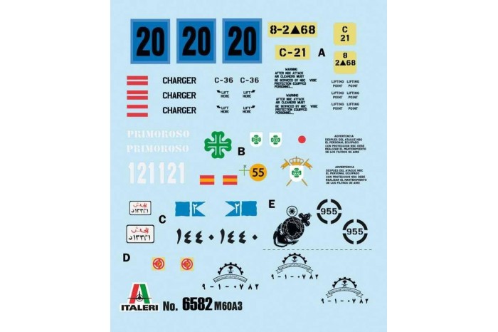 Model Kit tank 6582 - M60A3 (1:35)