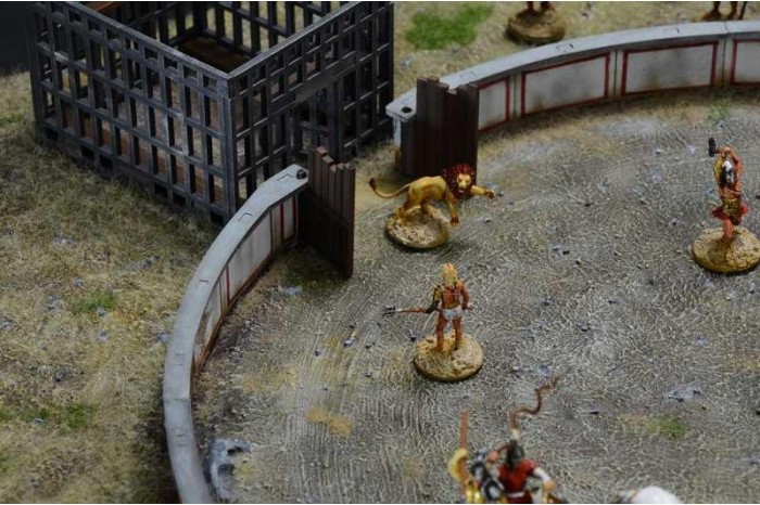 Model Kit diorama 6196 - Gladiators fight (1:72)