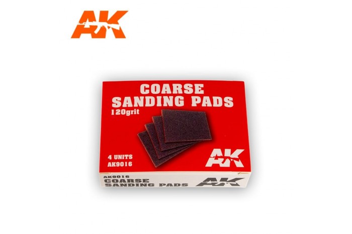 Coarse Sanding Pads 4x120 grit - AK9016