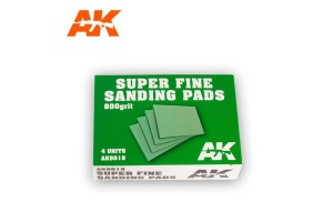 Super Fine Sanding Pads 4x800 grit - AK9019