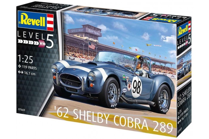 Plastic ModelKit auto 07669 - '62 Shelby Cobra 289 (1:25)