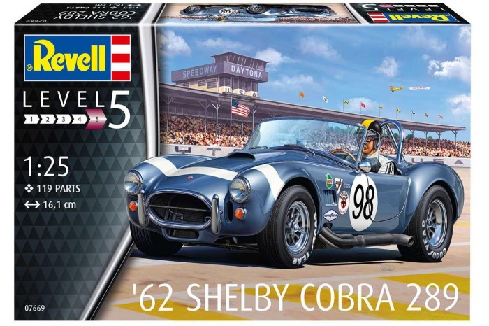 Plastic ModelKit auto 07669 - '62 Shelby Cobra 289 (1:25)