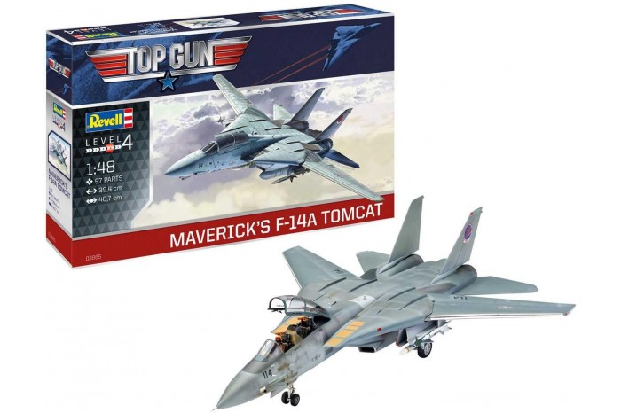 Plastic ModelKit letadlo 03865 - Maverick's F-14A Tomcat ‘Top Gun’  (1:48)