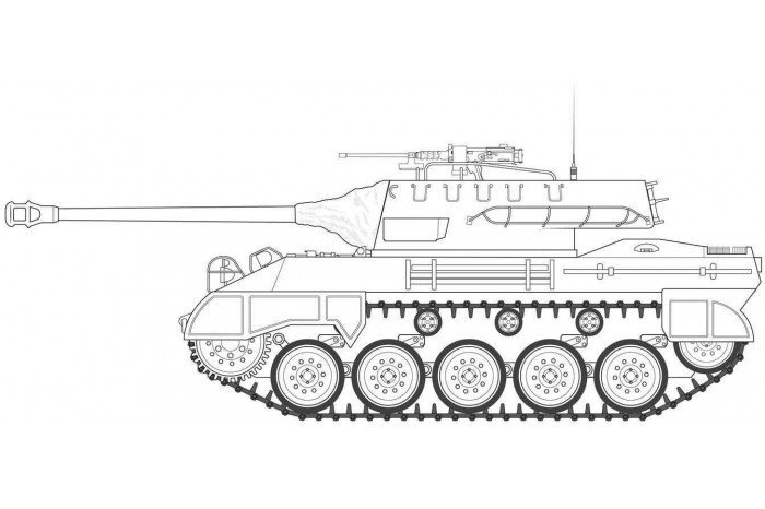 Classic Kit tank A1371 - M-18 Hellcat (1:35)