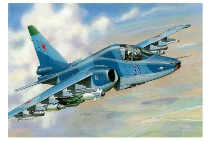 Model Kit letadlo 7217 - Suchoi SU-39 (1:72)