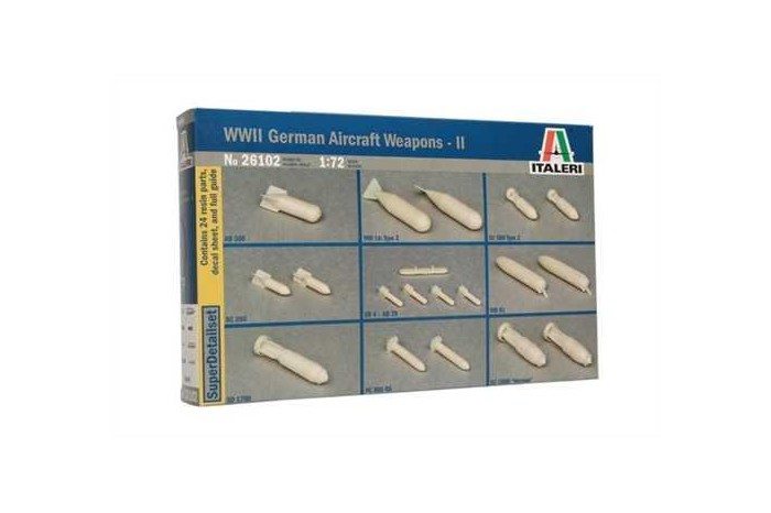 Model Kit doplňky 26102 - LUFTWAFFE WEAPONS II (1:72)