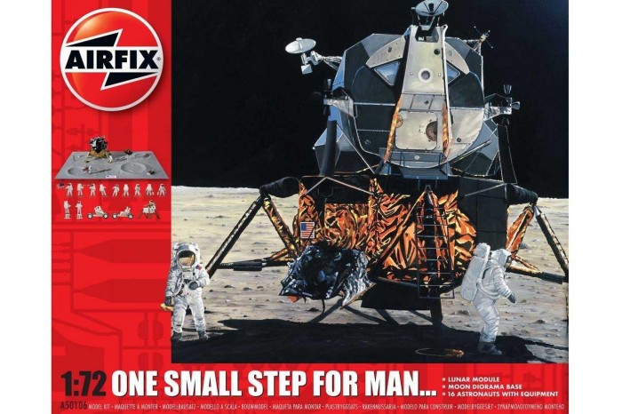 Classic Kit vesmír A50106 - One Step for Man 50th Anniversary of 1st Manned Moon Landing (1:72)