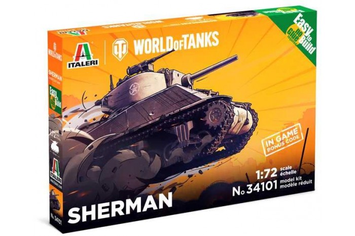 Easy to Build World of Tanks 34101 - Sherman (1:72)