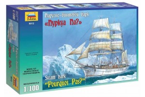 Model Kit loď 9012 - Steam Bark "Pourquoi Pas" (1:100)