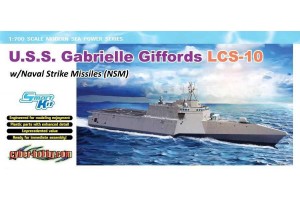 Model Kit loď 7147 - U.S.S. Gabrielle Giffords LCS-10 w/NSM (1:700)