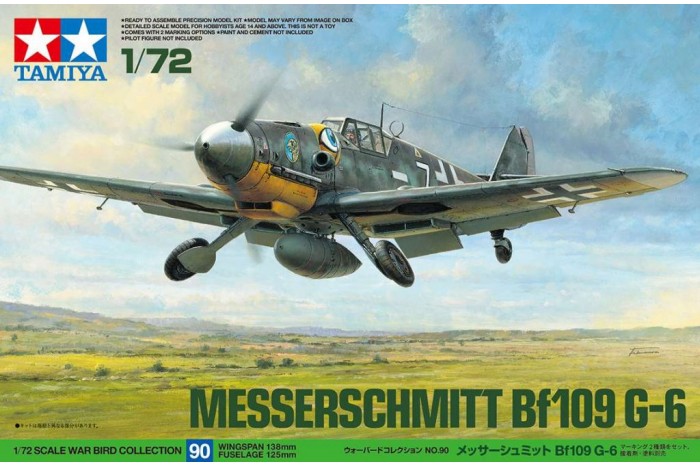 Messerschmitt BF109 G-6 (1:72) - 60790