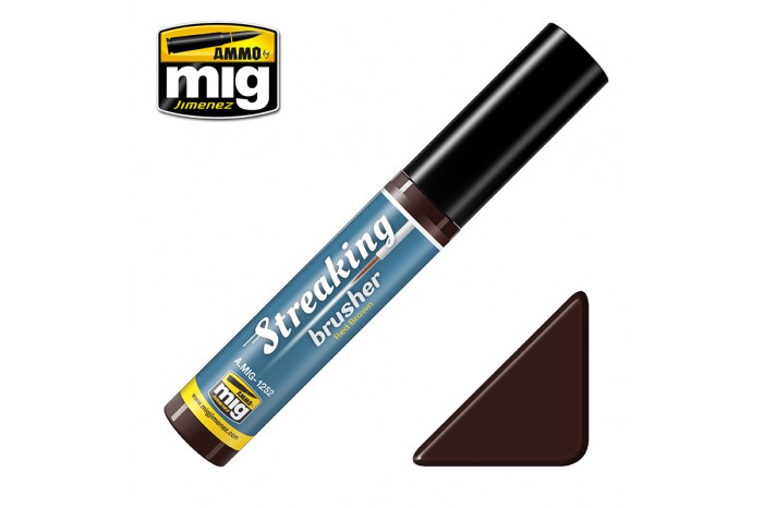 RED BROWN Streakingbrusher - 1252