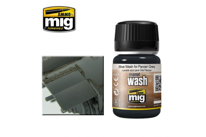 BLUE WASH FOR PANZER GREY - 1006