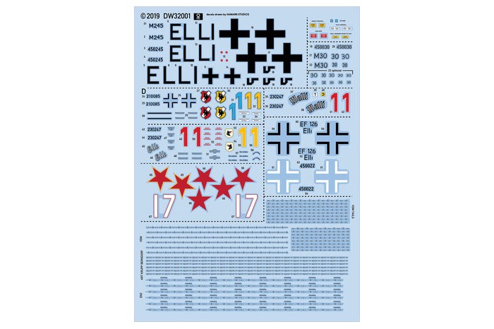 Ju EF-126 "Elli" / EF-127 "Walli" 3in1 (1:32) - 35001