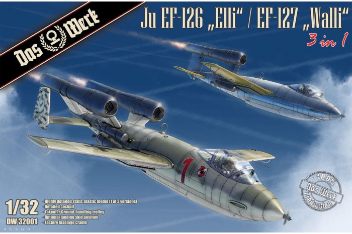 Ju EF-126 "Elli" / EF-127 "Walli" 3in1 (1:32) - 35001