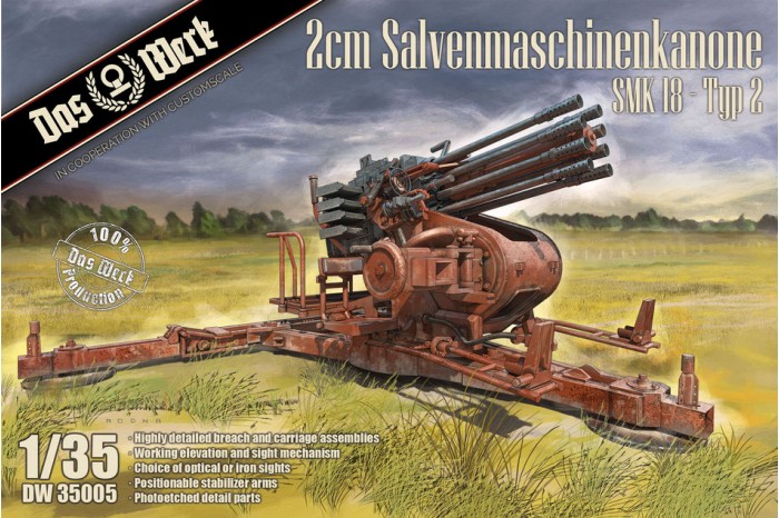 2cm Salvenmaschinenkanone - SMK Typ 2 (1:35) - 35005