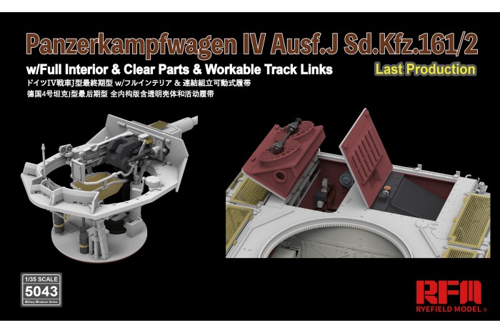 Panzer IV Ausf.J last production - full interior (1:35) - 5043