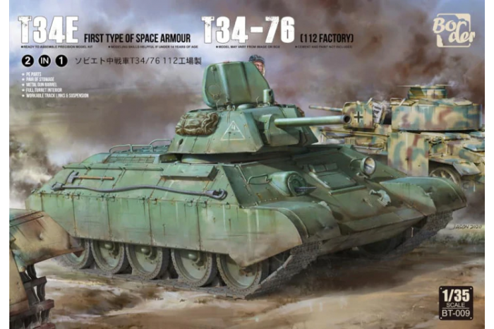 T-34E (mit Zusatzpanzerung) / T-34-76 2in1 (1:35) - 009