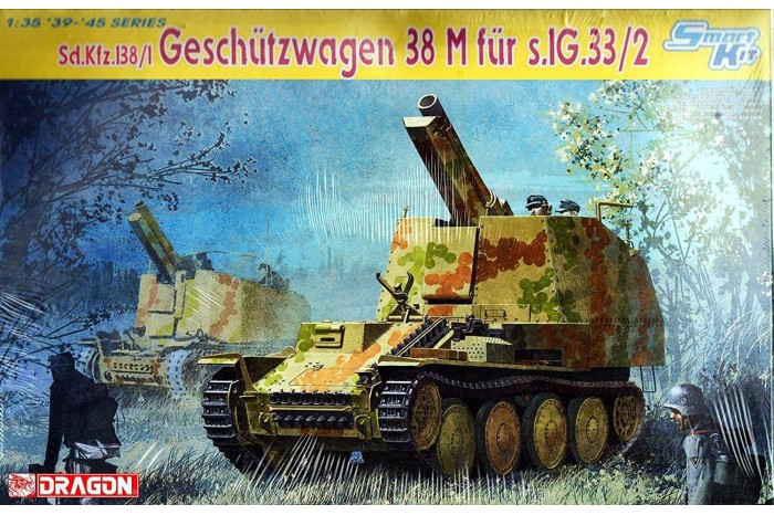 Model Kit military 6429 - Sd.Kfz.138/1 GESCHÜTZWAGEN 38 M für S.IG 33/2 (SMART KIT) (1:35)