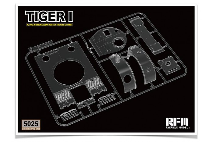 Tiger I "Witmann's Tiger" w/ full interior - Clear Edition (1:35) - 5025