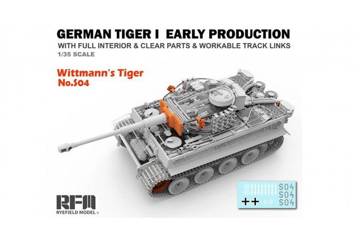 Tiger I "Witmann's Tiger" w/ full interior - Clear Edition (1:35) - 5025