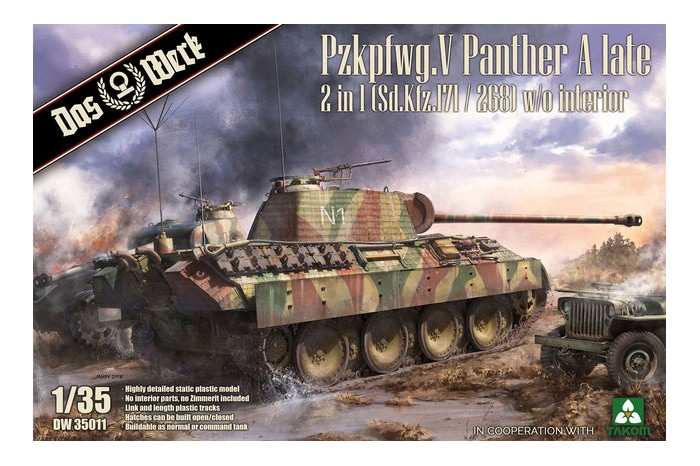 Panther Ausf.A late 2in1 (1:35) - 35011