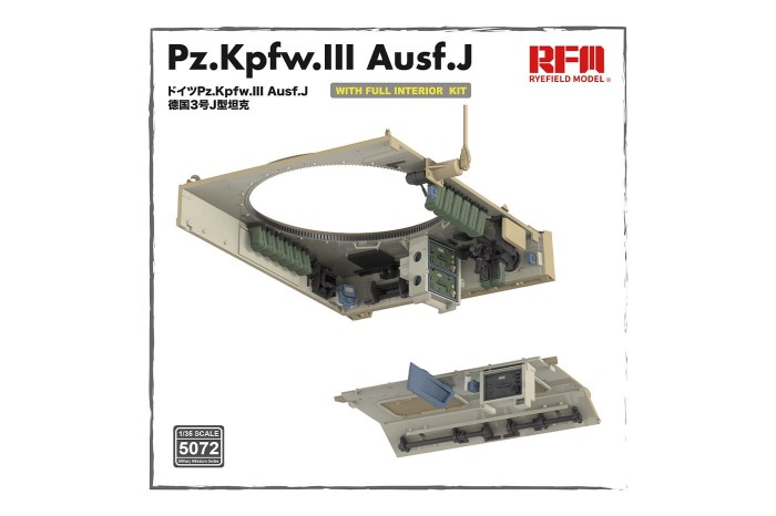 Pz. Kpfw. III Ausf. J w/ full interior (1:35) - 5072