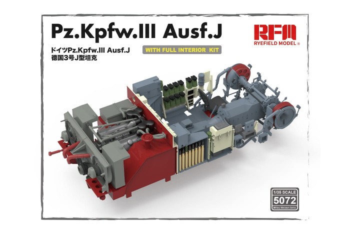 Pz. Kpfw. III Ausf. J w/ full interior (1:35) - 5072