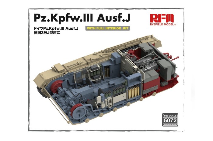 Pz. Kpfw. III Ausf. J w/ full interior (1:35) - 5072