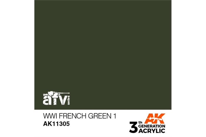 305: WWI French Green 1 (17ml) - acryl