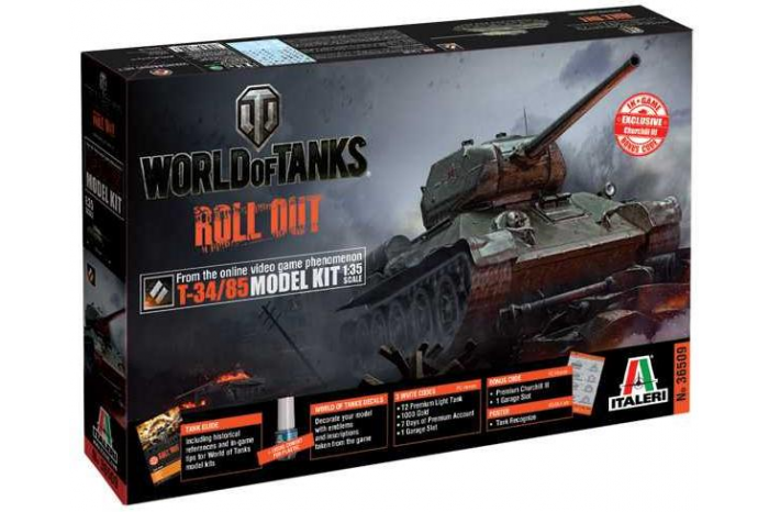 Model Kit World of Tanks 36509 - T-34/85 (1:35)