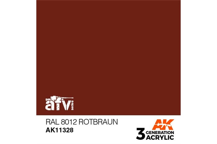 328: RAL 8012 Rotbraun (17ml) - acryl