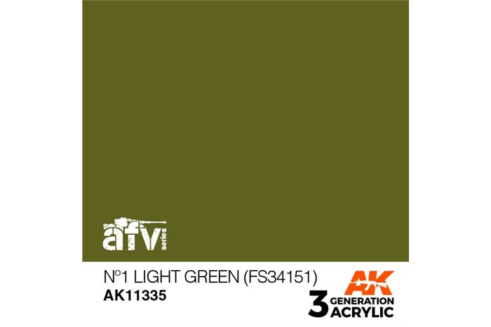 335: N°1 Light Green (FS334151) (17ml) - acryl