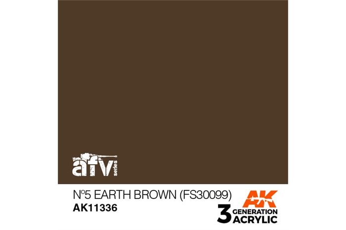 336: N°5 Earth Brown (FS30099) (17ml) - acryl