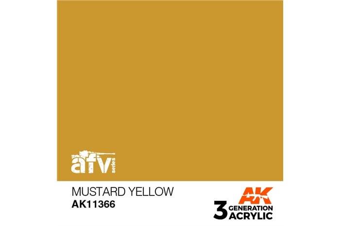 366: Mustard Yellow (17ml) - acryl