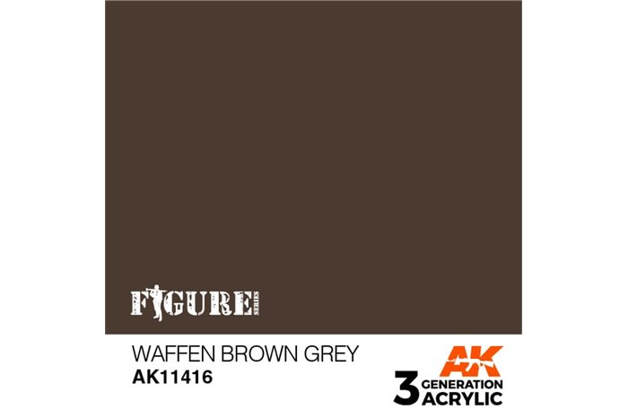 416: Waffen Brown Grey (17ml) - acryl