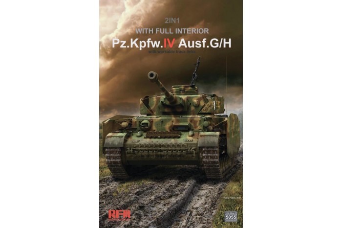 Panzer IV Ausf.G/ H 2in1 with full interior (1:35) - 5055