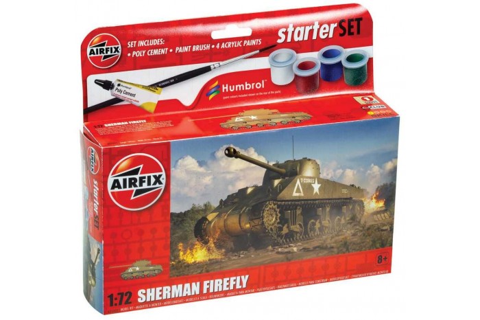 Starter Set tank A55003 - Sherman Firefly (1:72)