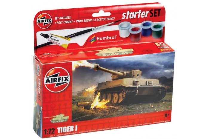 Starter Set tank A55004 - Tiger 1 (1:72)