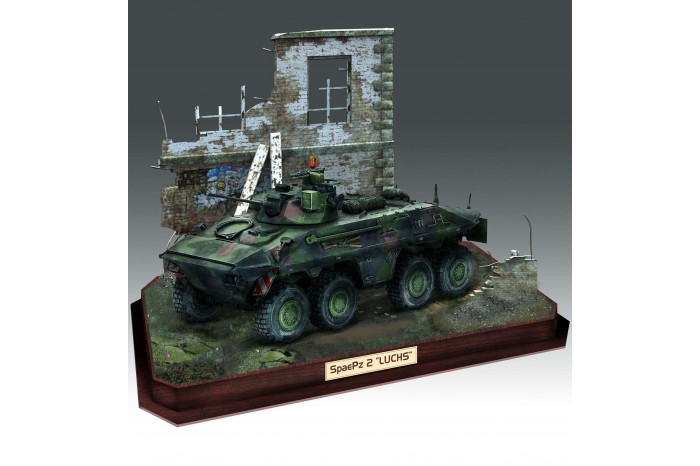 SpPz2 Luchs + 3D Puzzle diorama (1:35) - 03321