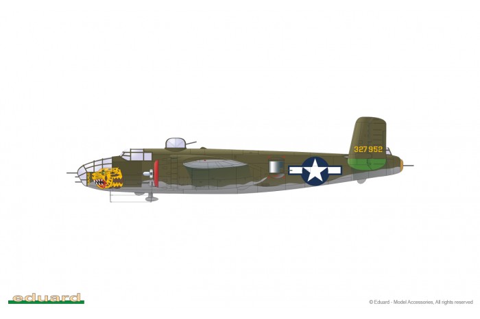 B-25J Mitchell "ANGEL OF MERCY" (1:72) - 2140